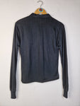 Vintage Erima Trikot 80s Schiedsrichter Langarm Made In Western Germany Schwarz M