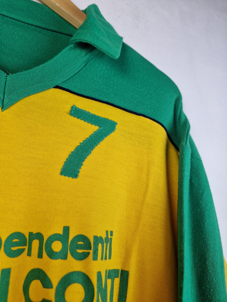 Maillot cycliste vintage 70s jaune made in France - M Maillot cycliste vintage 70s jaune made in France - M