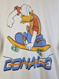 Vintage Disney Shirt "Thats Donald" Skater Studio Adventures Beige/Weiß S-M