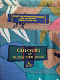 Vintage Colours By Alexander Julian Hemd Kurzarm Floral Pattern Made In Hong Kong Bunt XL