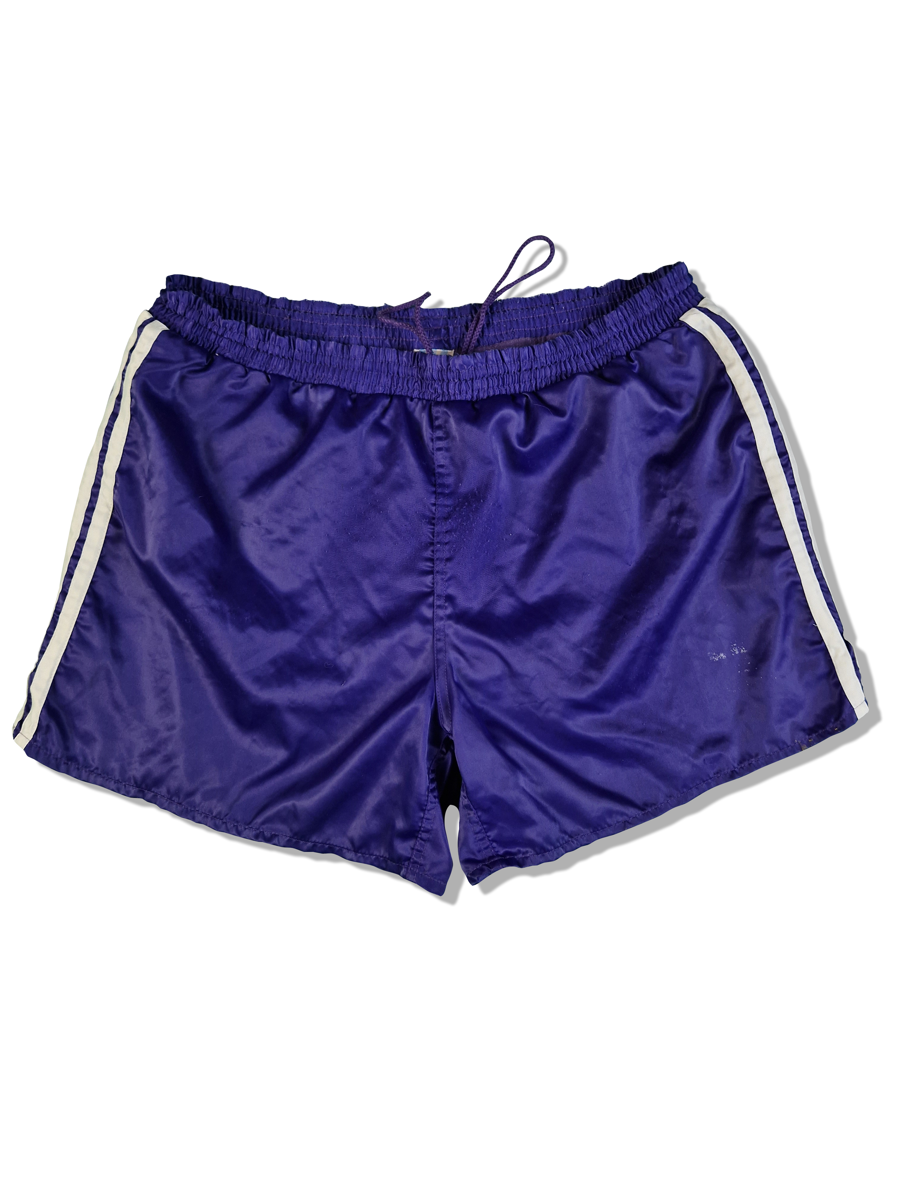 Vintage Adidas Shorts Glanz Sprinter Repro Dunkelblau (D7) L