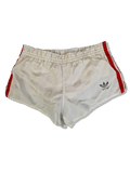Rare! Vintage Adidas Shorts 80s Glanz Sprinter Weiß Rot D3 XS-S