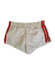 Rare! Vintage Adidas Shorts 80s Glanz Sprinter Weiß Rot D3 XS-S