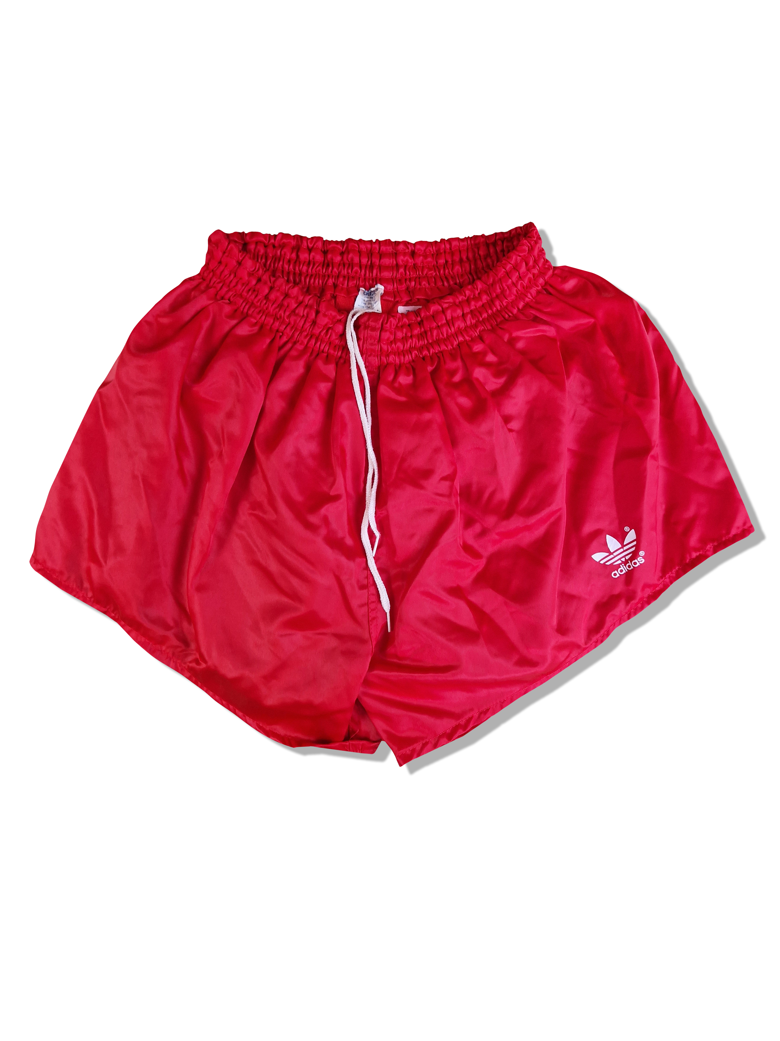 Vintage Adidas Shorts 80s Glanz Sprinter Made In West Germany Rot D5 M - RareRags