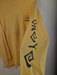 Vintage One Eye Longsleeve "One World, Oneye, Mauritius" Gelb XXL