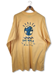 Vintage One Eye Longsleeve "One World, Oneye, Mauritius" Gelb XXL