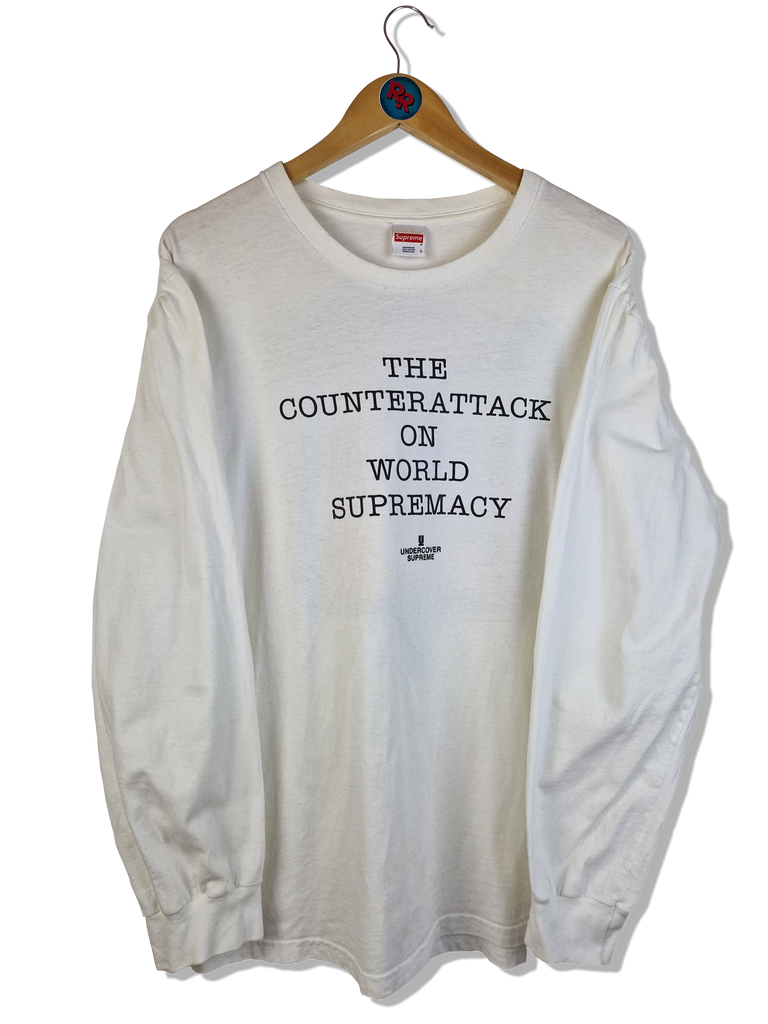 Supreme Longsleeve Public Enemy Made In USA WeiB L RareRags