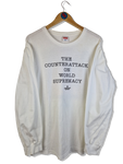 Supreme Longsleeve Public Enemy Made In USA Weiß L