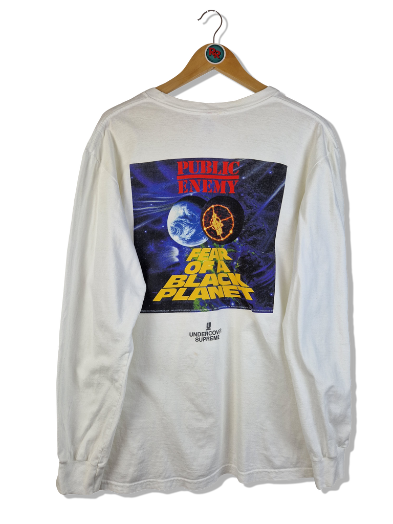 Supreme Longsleeve Public Enemy Made In USA WeiB L RareRags