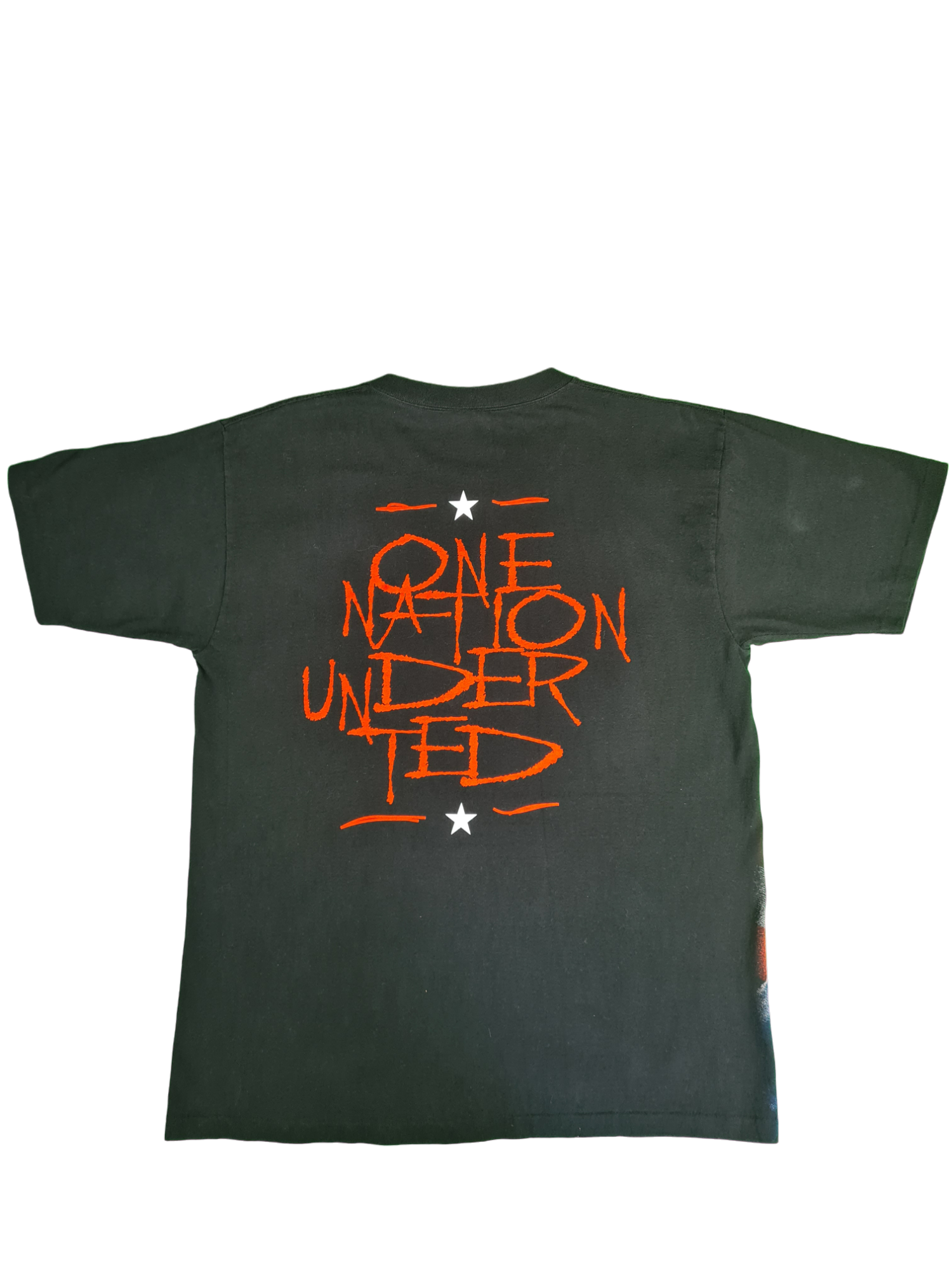 Vintage All Sport Shirt Ted Nugent "The Nuge" "One Nation Under Ted" Rock Single Stitch Schwarz L