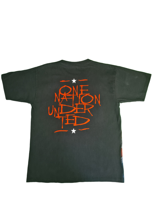 Vintage All Sport Shirt Ted Nugent "The Nuge" "One Nation Under Ted" Rock Single Stitch Schwarz L