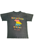 Rare! Vintage Shirt Bayerman-Vibration Reggae Used Look Faded Schwarz M-L
