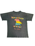 Rare! Vintage Shirt Bayerman-Vibration Reggae Used Look Faded Schwarz M-L