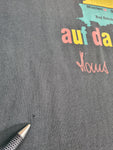 Rare! Vintage Shirt Bayerman-Vibration Reggae Used Look Faded Schwarz M-L