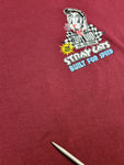 Vintage Bandshirt Stray Cats "Built for speed" 1988 Rot M-L