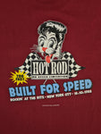 Vintage Bandshirt Stray Cats "Built for speed" 1988 Rot M-L
