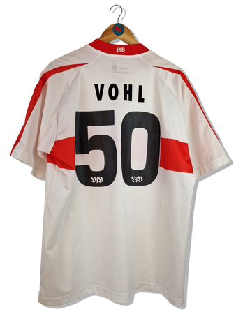 Puma Trikot VfB Stuttgart 2002/03 Home #50 Vohl Debitel Weiß Rot XXL