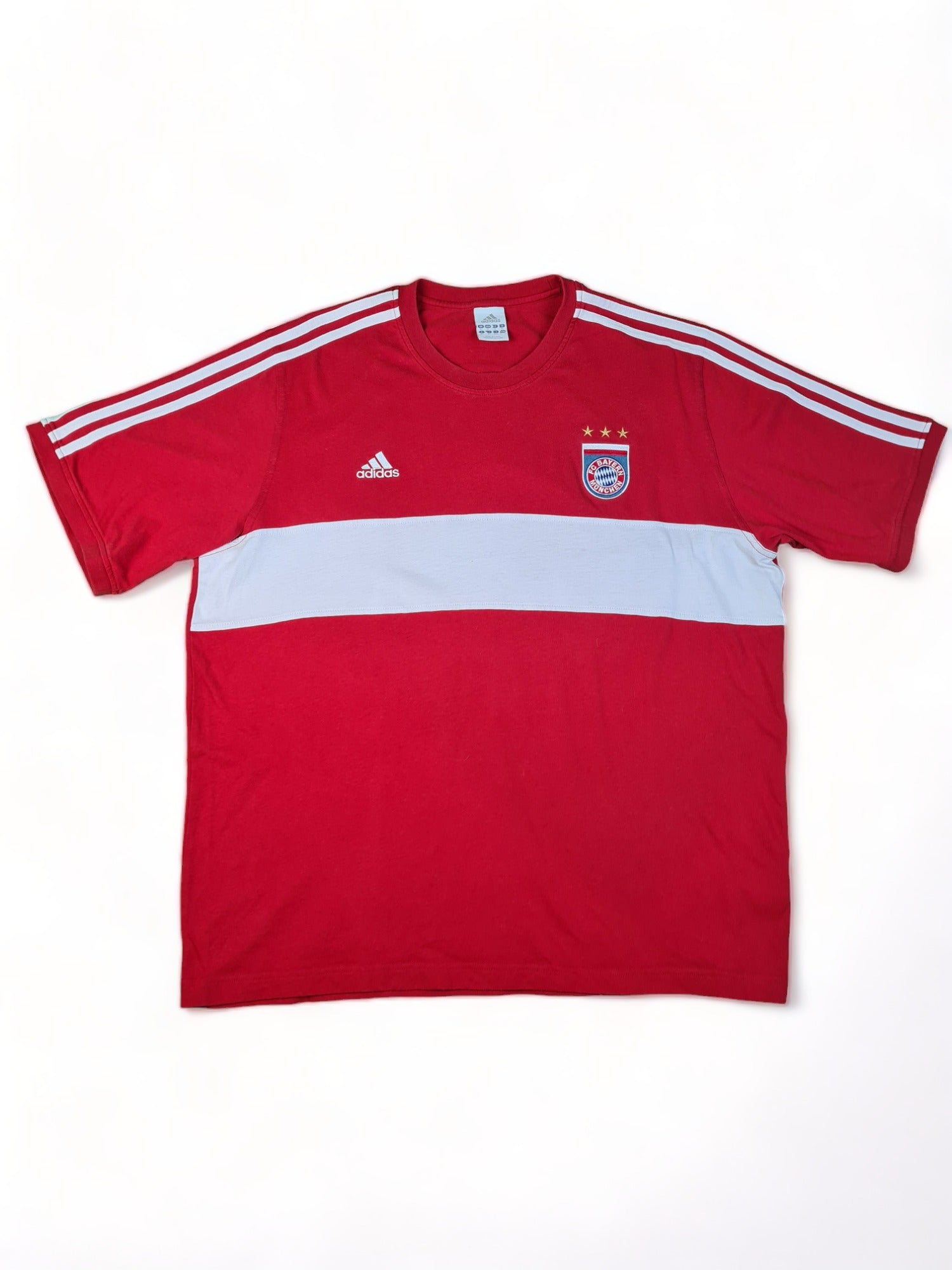 Adidas Shirt FC Bayern München 2005 Rot Weiß XL - RareRags