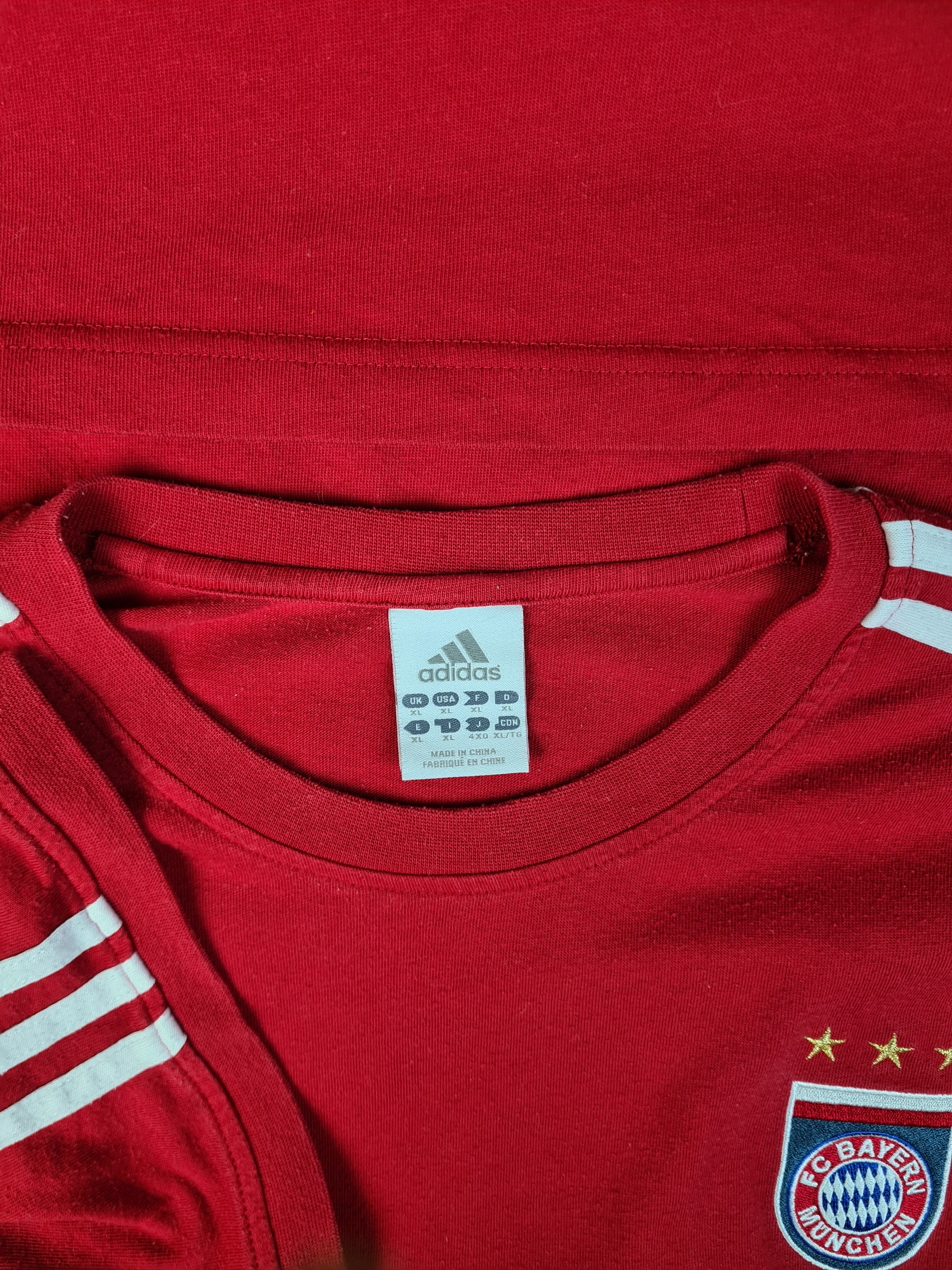 Adidas Shirt FC Bayern München 2005 Rot Weiß XL - RareRags