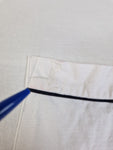 Vintage Yves Saint Lauren Shirt Brusttasche Basic Weiß M