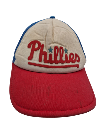 New Era Cap Mesh Phillis Baseball MLB Blau Rot