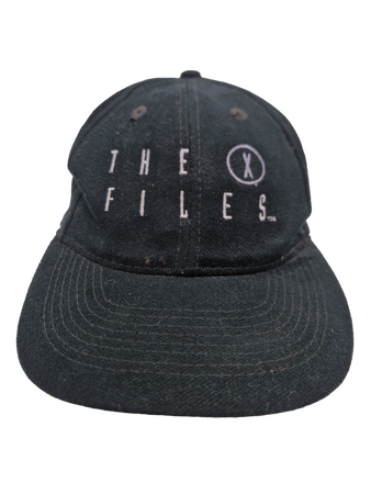 Rare! Vintage Otto Cap Promo TV The X Files Schwarz