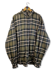 Vintage Fjällräven Flanellhemd Herbstlich Kariert Grün Beige XXL