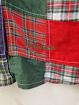 Vintage Linguadoca Patchworkhemd Unique Bunt L
