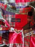 Vintage Linguadoca Patchworkhemd Unique Bunt L