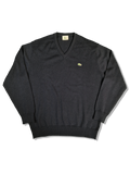 Lacoste Strickpullover V-Ausschnitt 50% Wolle Dunkelblau (4) M