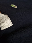 Lacoste Strickpullover V-Ausschnitt 50% Wolle Dunkelblau (4) M