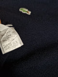 Lacoste Strickpullover V-Ausschnitt 50% Wolle Dunkelblau (4) M