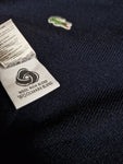 Lacoste Strickpullover V-Ausschnitt 50% Wolle Dunkelblau (4) M