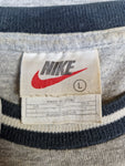 Vintage Nike Shirt Basic Bestickt Made In USA Heather Grau L