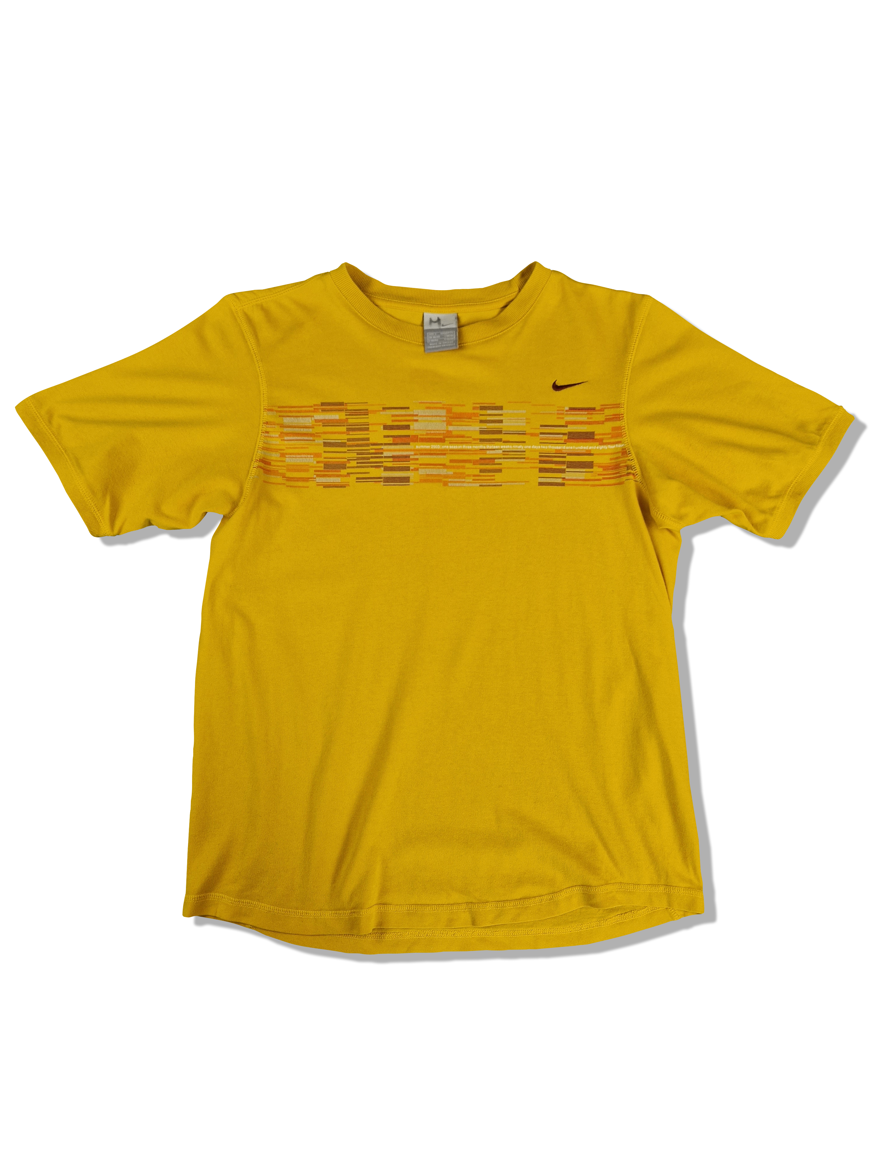 Vintage Nike Shirt "Summer 2003" Made In Greece Gelb S - RareRags