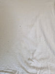Vintage  Screen Stars Shirt "Fire plues- We break for nobody" Used Look Single Stitch Made In USA Weiß L