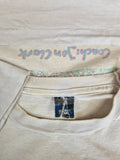 Vintage  Screen Stars Shirt "Fire plues- We break for nobody" Used Look Single Stitch Made In USA Weiß L