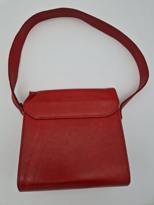 Vintage Umhängetasche / Handtasche Klein Rot