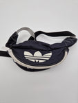 Vintage Adidas Bauchtasche 80s Schwarz Weiß
