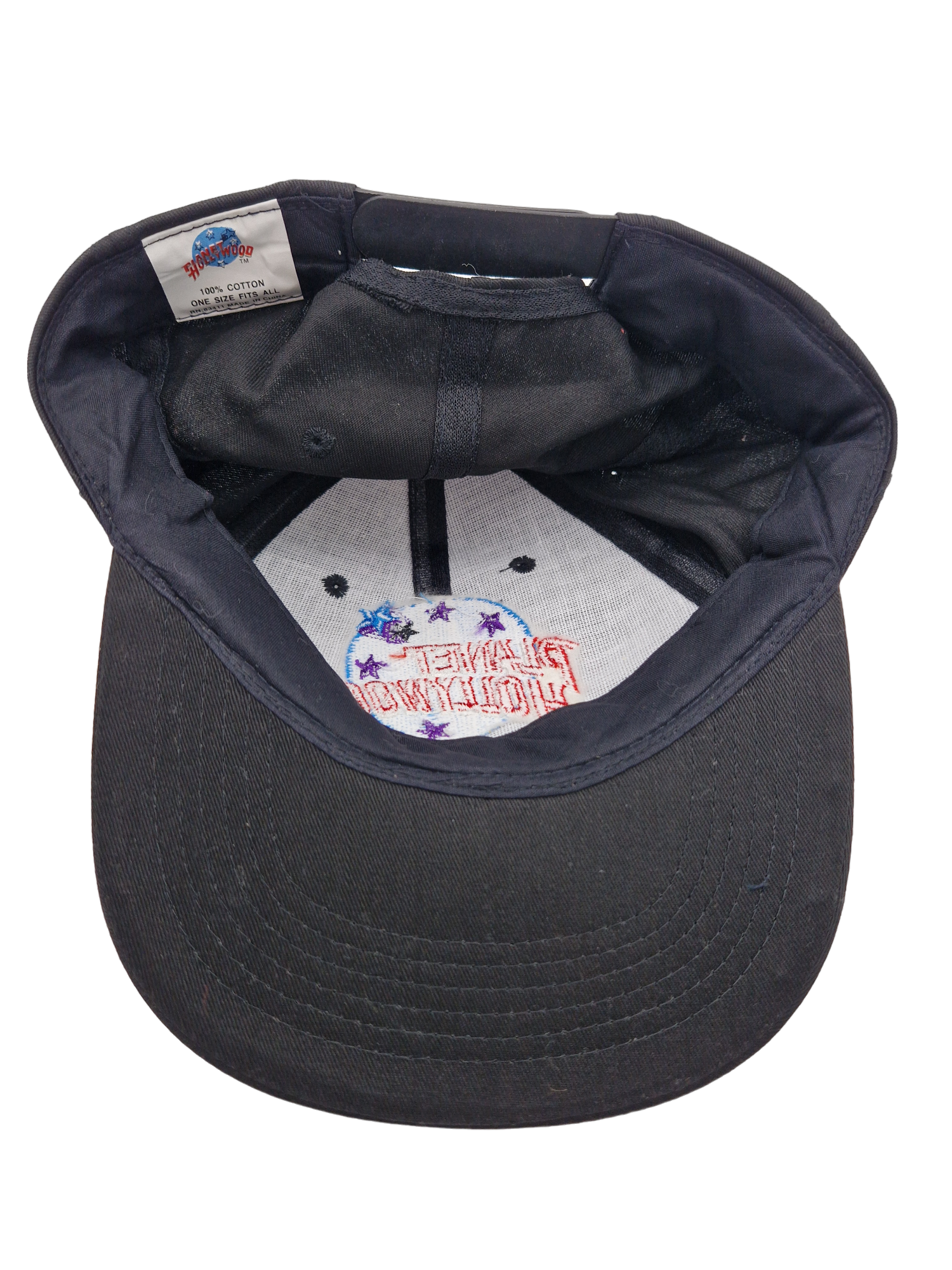 Vintage Planet Hollywood Cap Paris Schwarz
