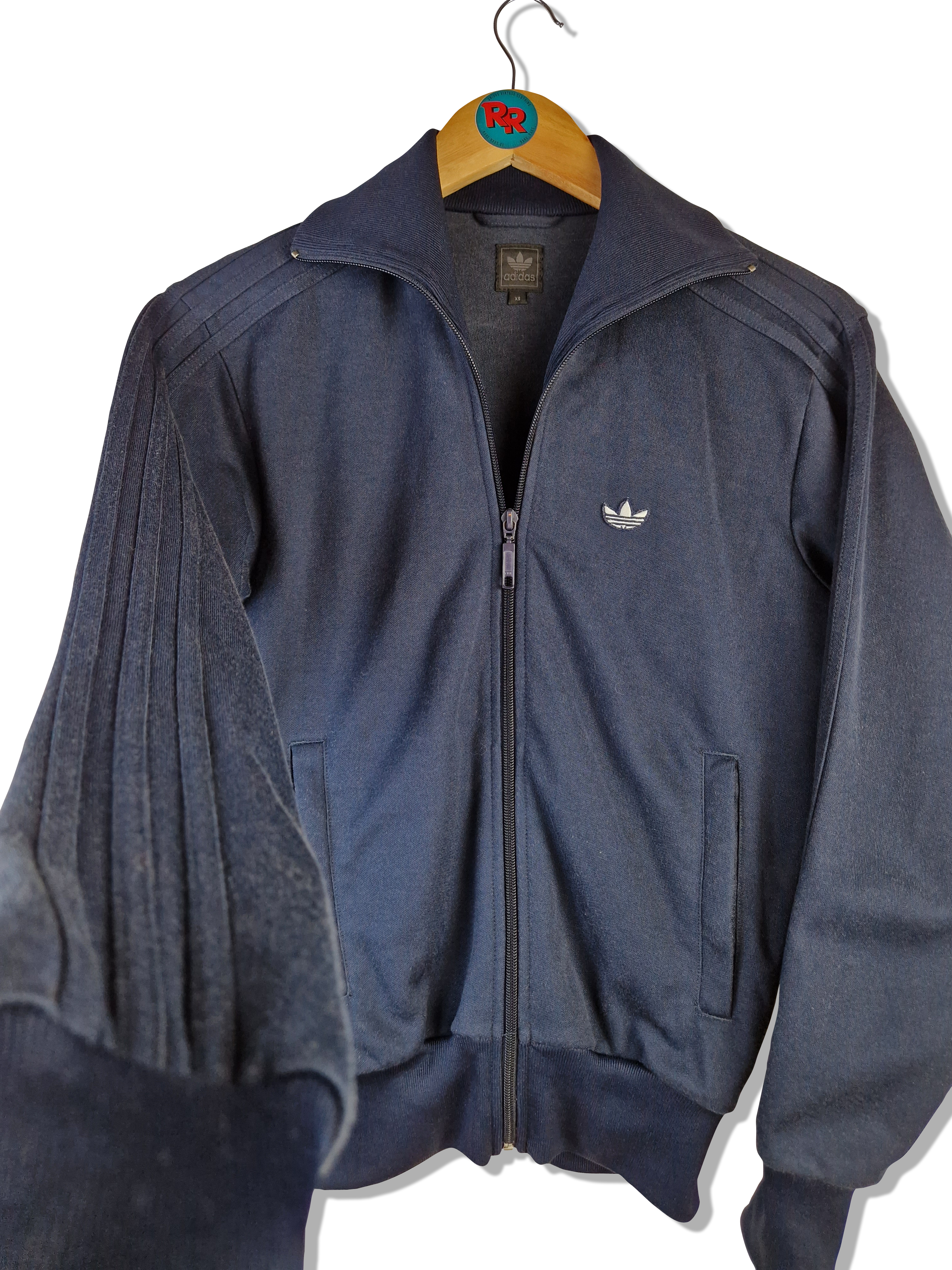 Adidas Sportjacke Originales Retro Beckenbauer 2002 Navy XS