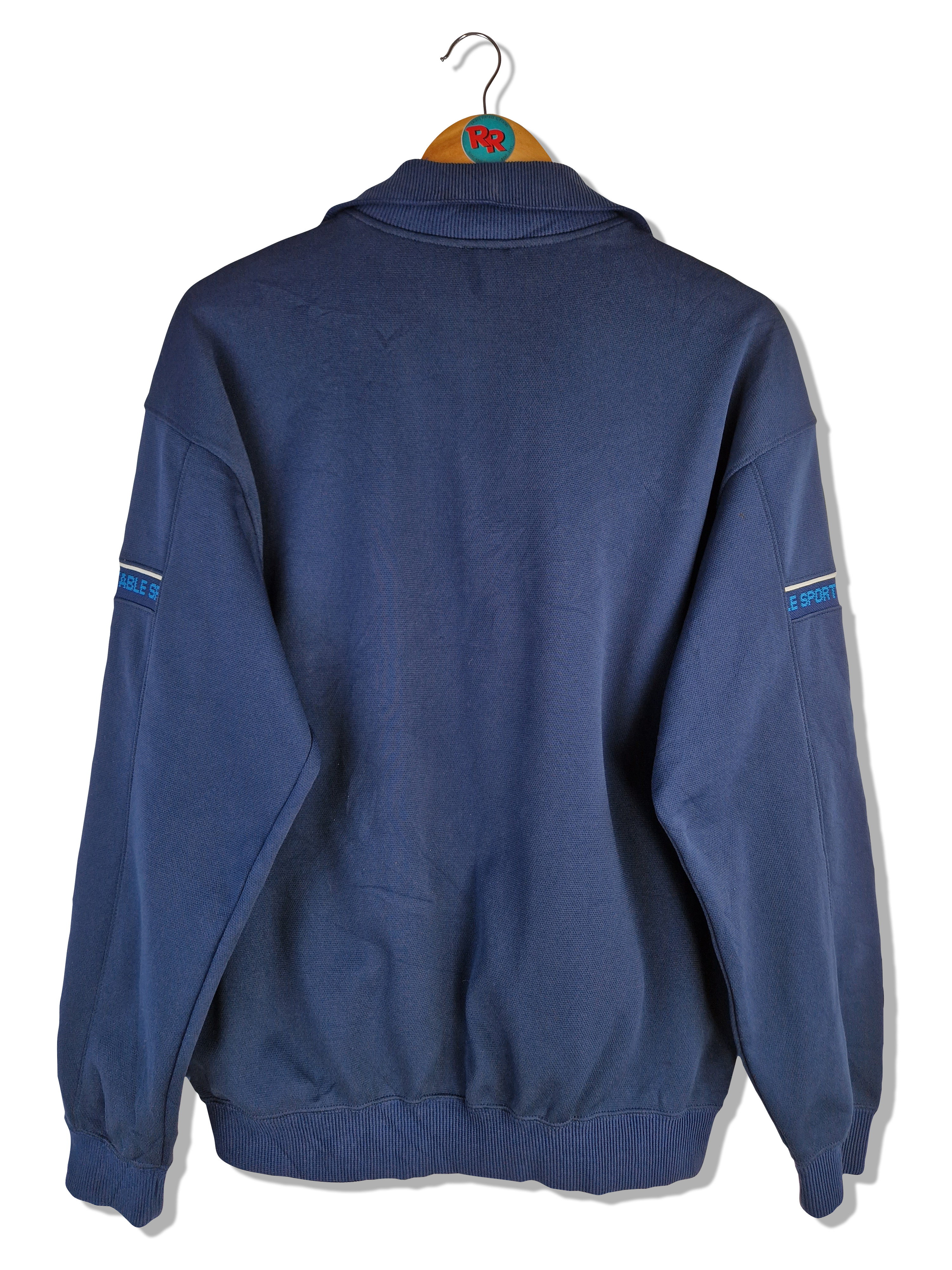 Rare! Vintage Nike Sportjacke 80s Blue Tag Made In Japan Dunkelblau L-XL