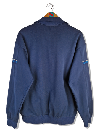Rare! Vintage Nike Sportjacke 80s Blue Tag Made In Japan Dunkelblau L-XL