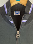 Rare! Vintage Nike Sportjacke 80s Made In Japan Blue Tag "Frauenfeuerwehr" Schwarz L