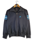 Rare! Vintage Nike Sportjacke 80s Blue Tag Made In Japan Schwarz Blau S-M