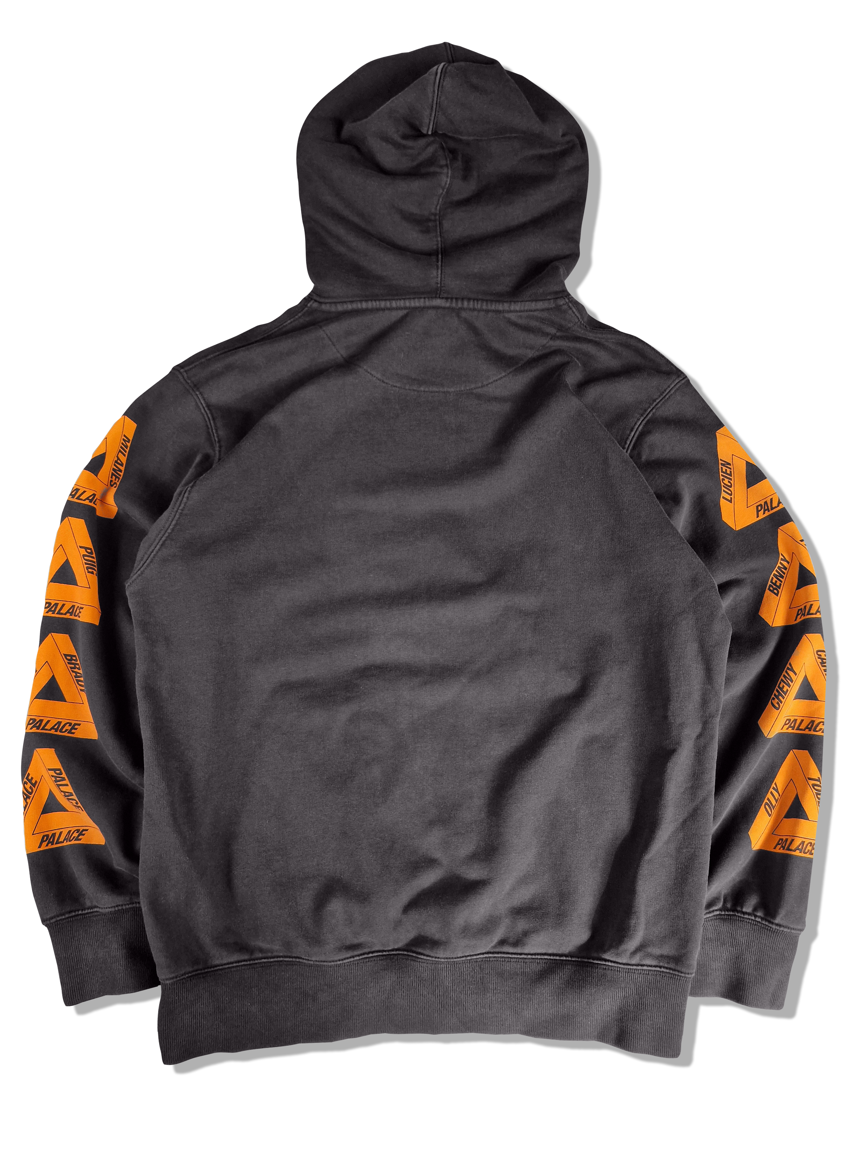 Palace Hoodie Pro Team Schwarz Orange M