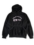Vintage Kappa Hoodie Training Schwarz M