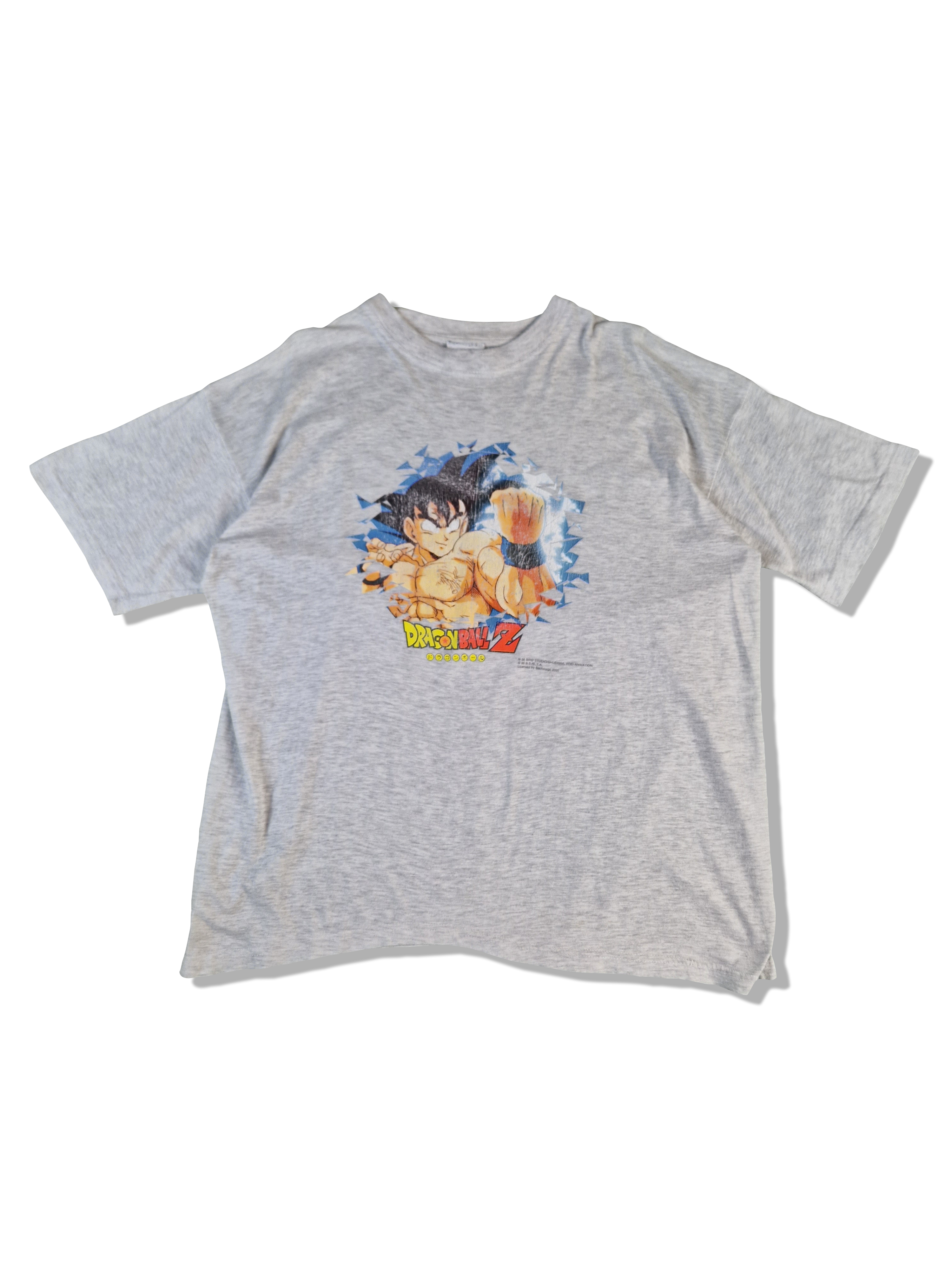 Vintage Dragonball Z Shirt 2000 Licensed By Backstage Grau M-L - RareRags