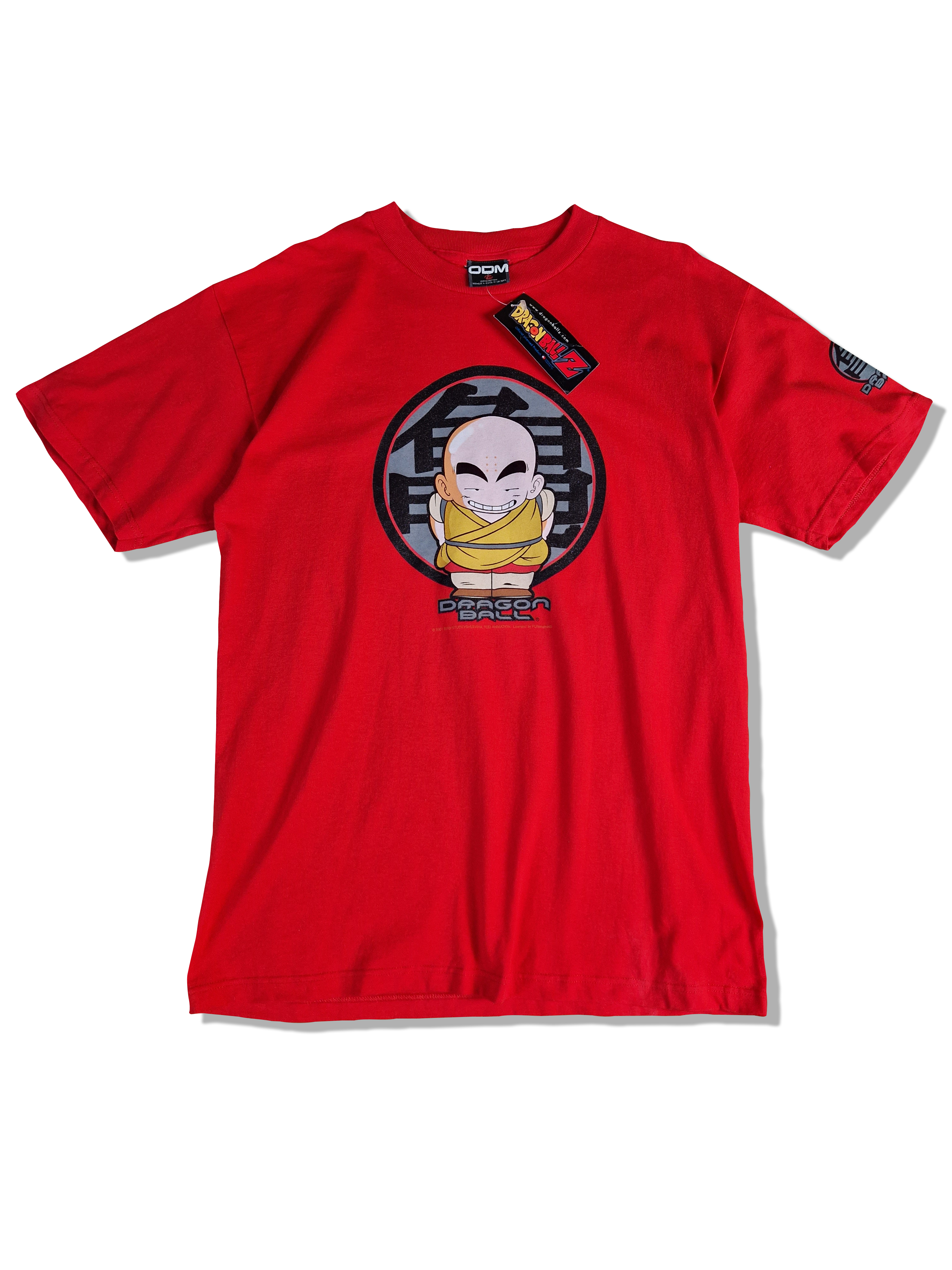 ODM Shirt 2001 Dragonball Z Krillin Deadstock Rot M - RareRags