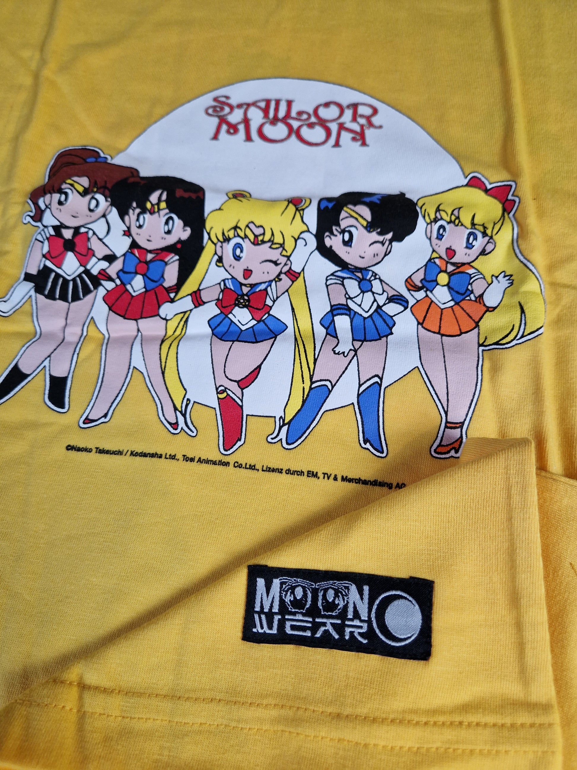 Vintage Moon Wear Shirt Sailor Moon Deadstock Gelb XL - RareRags